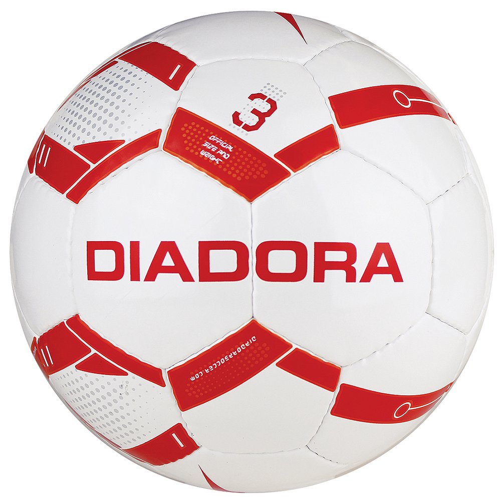 Diadora Unisex Ghibli X Soccer Ball White Red 5