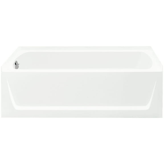 Sterling 71171112 Ensemble 60" X 30-1/4" Vikrell Soaking Bathtub For Alcove Installations