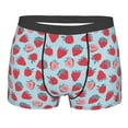 thumbnail image 5 of Uemuo Strawberries Pattern Men's Boxer Briefs,Trunk Anti-Chafing,Comfortable, Durable, and Stylish Underwear-Small, 5 of 9