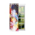 thumbnail image 2 of MKHERT Galaxy Cosmic Space and Stars Window Curtain Living Room,Bedroom Window Drapes 52x84 inch, 2 of 3
