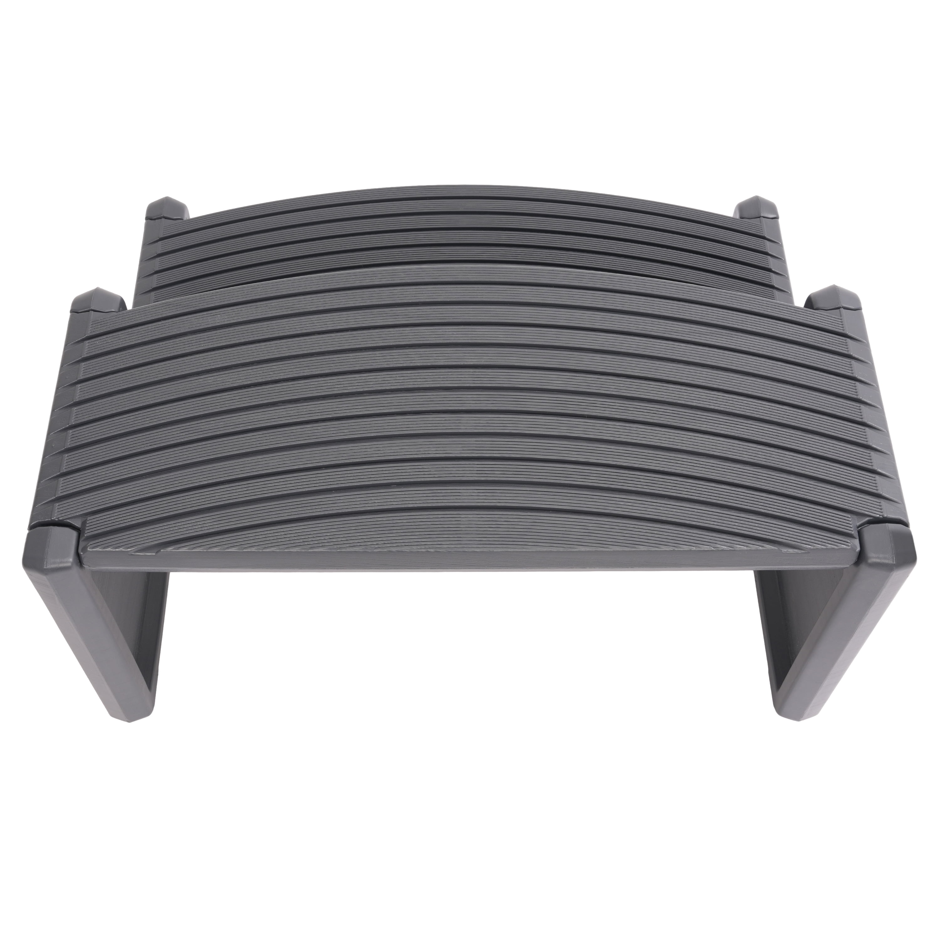 Kojem Spa Step, Hot Tubs Stairs, Outdoor Non Slip Portable, for Sided Handi-Step, Spa Pool Ladders, Dark Gray Plastic