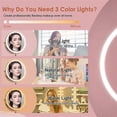 thumbnail image 5 of 10X LED Mirror Rechargeable Make Up Mirror with 3 Colors, Brightness Adjustable Magnification Cosmet, 5 of 5