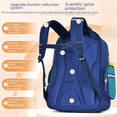 thumbnail image 3 of Mochila escolar Mochila para niños y niñas Estudiantes de escuela primaria Grado 1-3-6 Mochila de protección de la columna vertebral con reducción de carga súper ligera, 3 of 5