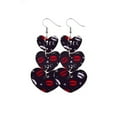 thumbnail image 1 of Qarigey Pendientes Multicapa Labio Oreja Cuelga Aro en forma de corazón Pendiente colgante Favores de fiesta Regalo del día de San Valentín Banquete Ropa, zapatos y accesorios Miscelánea corazon 1 Qarigey AP010113-01, 1 of 6