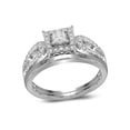 thumbnail image 1 of 10kt Or Blanc Femmes Diamant Rond Mariage Bague de Fiançailles Ensemble 1/4 Cttw, 1 of 4