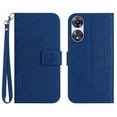 thumbnail image 1 of HT04 pour Oppo A78 4G Étui Portefeuille Imprimé Anti-Chute en Cuir avec Sangle de Main, 1 of 5