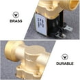 thumbnail image 4 of Shisuyan 2pcs Brass Solenoid Valves Normally Closed Water Inlet Solenoid Valves, 4 of 8