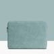 thumbnail image 2 of Funda para computadora portátil, cuero, impermeable, bolsa para computadora portátil, cremallera, funda para computadora a prueba de golpes, verde, 15 pulgadas Vogacara EL002886-14, 2 of 2
