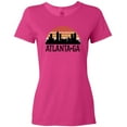 thumbnail image 3 of Inktastic Atlanta Georgia Skyline Vintage Women's T-Shirt, 3 of 5