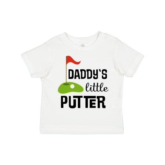 Inktastic Daddy Little Putter Mini Golf Boys or Girls Toddler T-Shirt