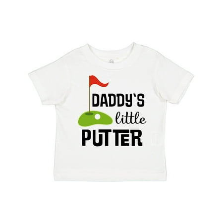 

Inktastic Daddy Little Putter Mini Golf Outfit Gift Toddler Boy or Toddler Girl T-Shirt