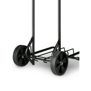 Protege Metal Folding Luggage Cart, Black, 39 x 13 (15 Platform), 3lbs Empty, 75lb Capacity