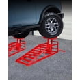 thumbnail image 2 of Eastvita Rouge 5T (11000lbs) Rampes Hydrauliques pour Voiture en Acier Robuste - Profil Bas, Lot de 2 pour Réparation de Voiture, Camion, Remorque, Garage, 2 of 5