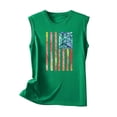 thumbnail image 4 of EINCcm Women American Flag Print Tank Tops USA Stars Stripes Patriotic T Shirt Summer Loose Vest Tees, 4 of 4