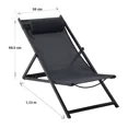 thumbnail image 3 of Set De 2 Camastros De Playa Silla Relax Reclinable y Plegable, 3 of 5