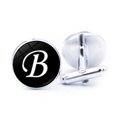 thumbnail image 3 of LYMAYTER Letter Cufflinks 1 Pair Men's Cufflinks - Letter Pattern, Electroplated, 3 of 7