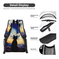 thumbnail image 4 of Salouo Cat Under Starry Skies Print Laptop Backpack 16.5'' Daypack Carry On Backpack for Men Women Outdoor Bag Laptop Sleeve and Dual for Weekender/Business/Hiking-One Size, 4 of 6