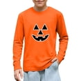 thumbnail image 4 of Xdegoge Halloween Sweatshirt Girls Child Long Sleeve Funny Pumpkin Face Pullover Tops Casual Fall Holiday Party Costume Crewneck Daily Wear Shirts, 4 of 9