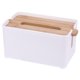 thumbnail image 2 of Caja Dispensadora de Pañuelos Faciales Macarena Soporte Móvil Cubierta Decorativa Blanco, 2 of 7