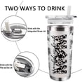 thumbnail image 4 of Best Mom Insulated Vacuum Tumbler with Lid, Mother''s Day Birthday Gifts for Mom Women Grandma, Cow Print Stainless Steel Double Wall Cup, 20 oz Travel Detachable Straw Mug, 4 of 6
