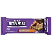 Angle View: EAS Myoplex 30 Chocolate Caramel Nutrition Bar, 2.99 oz