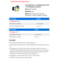 thumbnail image 2 of A/C Compressor - Compatible with 1994 - 1997 Honda Civic del Sol 1995 1996, 2 of 2