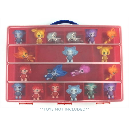 Glimmies Case, Toy Storage Carrying Box. Figures Playset Organizer. Accessories For Kids by LMB