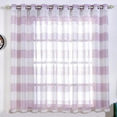 window grommet drapery x64 efavormart sheer stripe curtain linen faux panels treatment decoration dialog displays option button additional opens zoom