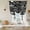 Black, variant on Black Kitchenware Tie Up Curtains for Windows, Adjustable Balloon Window Shades, Modern Funny Cook Tools Spoons Forks Kitchen Window Treatments Farmhouse Short Curtains with Rod Pocket 42"x45"