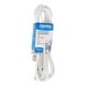 thumbnail image 4 of Extension Electrica Domestica 2m Blanca 2X16 Awg 5 Piezas blanco 3M, 4 of 5