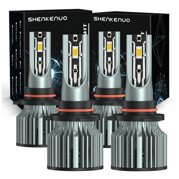 9005 9006 High&Low Beam For Toyota Matrix 2003-2008 Led Headlight Bulbs 4pcs