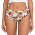 thumbnail image 1 of Fotbe Santa Claus bells Calzones Estampados para Mujer – Ropa Interior de Algodón, Cómoda, Suave y Elástica-Large, 1 of 6