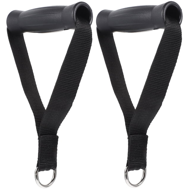 Shisuyan 2 Pcs Poignée Professionnelle pour Biceps Entraînement Physique Bras Gym Musculation Sangle de Tirage