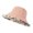 Pink, variant on Prolriy Bucket Hat Womens Outdoor Solid Sun Hat Flower Printed Casual Elegant Sun Hat Hats for Women Beige
