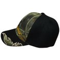 thumbnail image 4 of Deer Hunter Black Bill Camouflage Camo Embroidered Hunting Cap Hat, 4 of 4