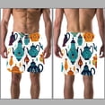 thumbnail image 3 of luoweisi Men's Beach Shorts Quick Dry Swim Trunks with Mesh Lining Vintage Teapot S, 3 of 5