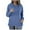 Blue, variant on aidice Womens Hoodies Sweatshirts Drawstring Long Sleeve Shirts casual Comfy Homewear Blouses Tops with Pockets