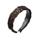 thumbnail image 5 of Diadema trenzada para el cabello, tocado, accesorios para el cabello, diademas para mujeres, Marron oscuro, 5 of 9