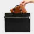 thumbnail image 3 of Musbetu Portable Briefcase with Handle Anti-stain Oxford Cloth Meeting Time Laptop Notebook Storage Handbag Daily Use, 3 of 7