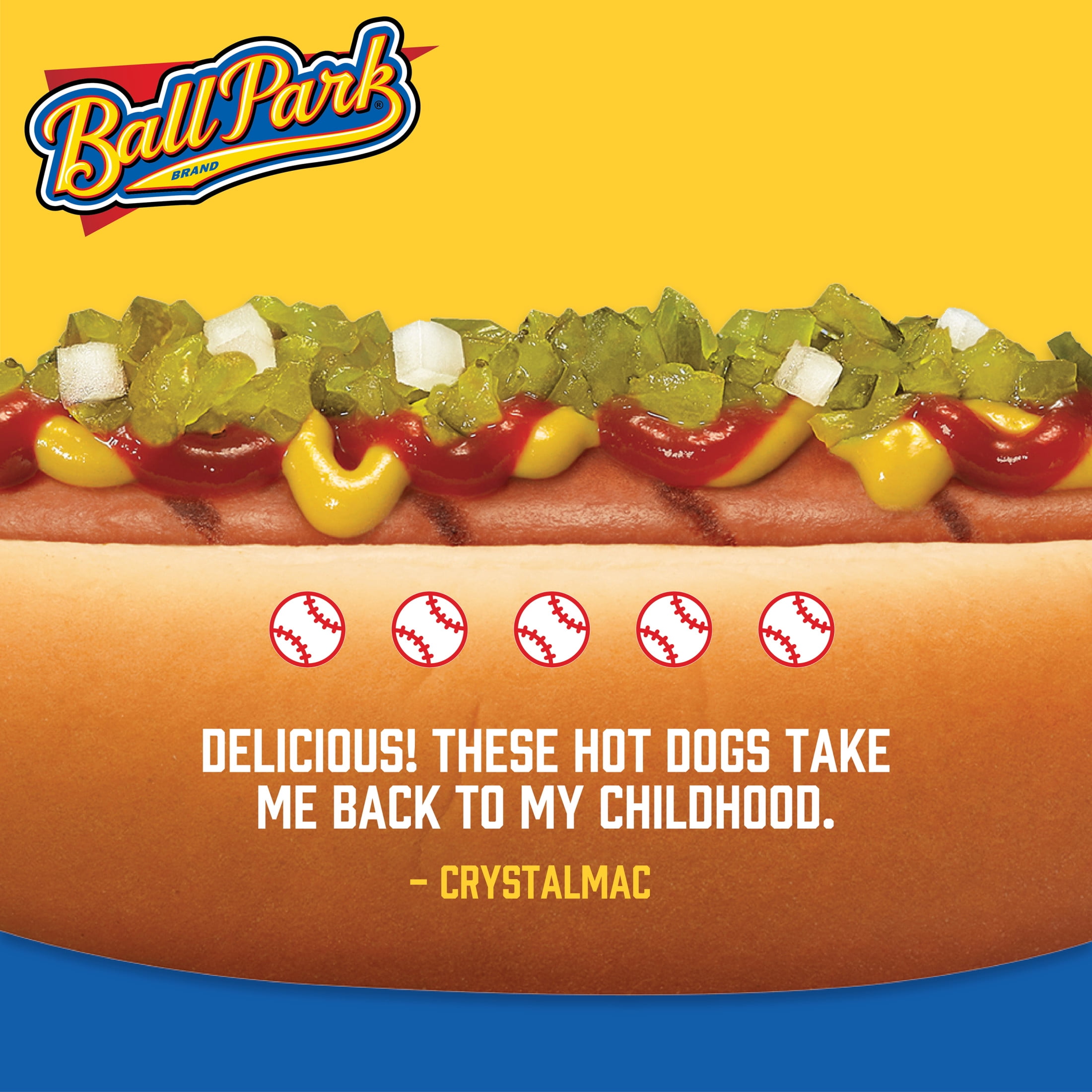 Ball Park Classic Hot Dogs, 15 oz, 8 Count