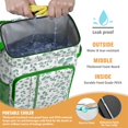 thumbnail image 3 of Rustic Country Wildflower and Bee Artwork Backpack Cooler, Waterproof Botanical Lunch Bag with Bright Colorful Design, Suitable for Camping, Hiking, Office, 3 of 6