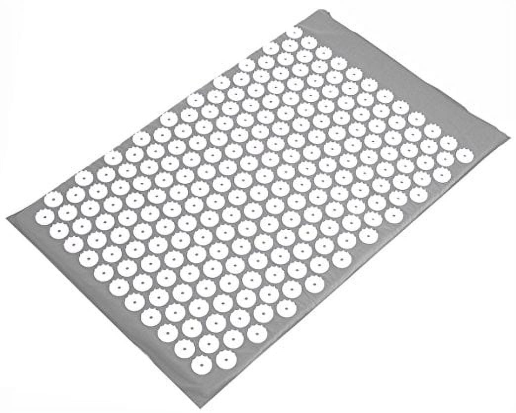 BalanceFrom Acupressure Yoga Mat and Pillow Set for Back and Neck Pain Relief and Muscle Relaxation Massage
