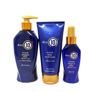 It's a 10 Miracle Humidity Resistant, Heat Protection Daily Shampoo, Deep Leave-in Conditioner with Keratin, Full Size Set - 3 Piece