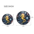 thumbnail image 2 of Seahorse Bubble Wall Clock 12 Inch Silent Non Ticking Battery Operated Easy to Read for Kitchen Living Room, 2 of 8