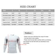 thumbnail image 4 of Men's Long Sleeve Compression Shirts, Stretch Sports Tights Short/Long Sleeves Sports Baselayer T-Shirts Tops, Athletic Workout Shirt, 4 of 6