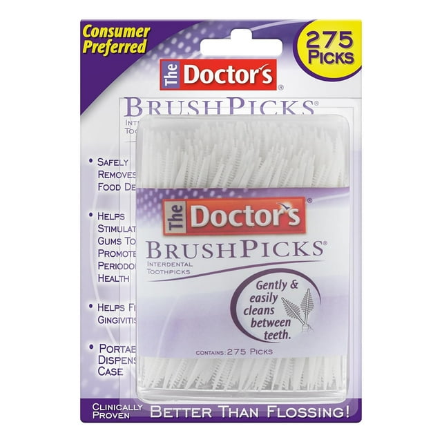 Palillos de dientes interdentales The Doctor's BrushPicks, 275 unidades, 9 unidades