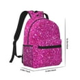 thumbnail image 2 of Disketp Rose Red Glitter Backpack - Comfortable Daypack with The right laptop for you Spacious Main Compartment & other poket - {designName} print, 2 of 6