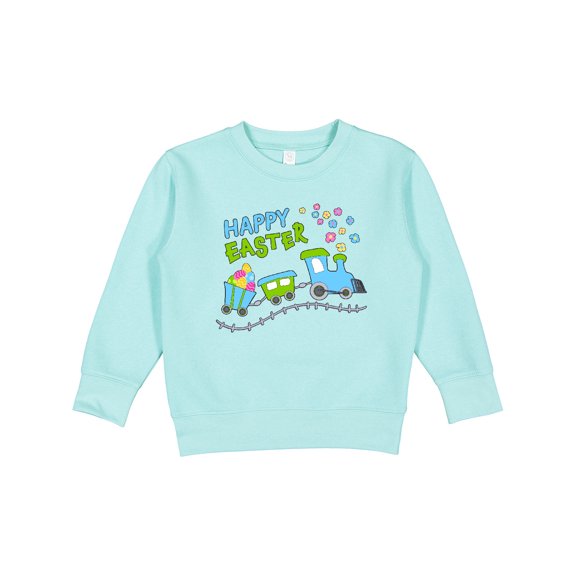 Inktastic Happy Easter Train Toddler Sweatshirt