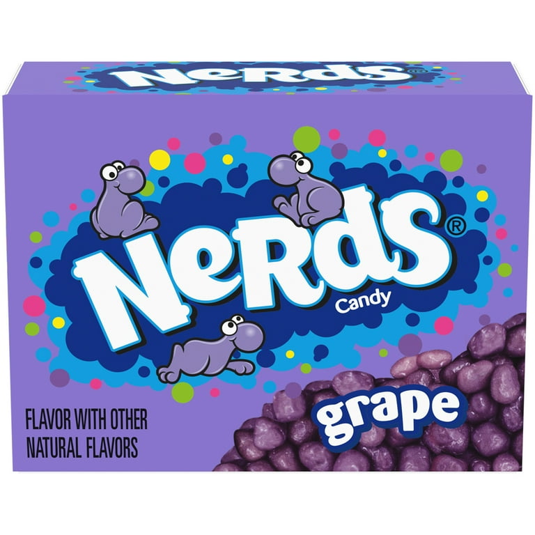 Nerds Tangy Crunchy Candy, Grape and Strawberry Flavors, 12 Nerds Tangy Crunchy Candy, Grape and Strawberry Flavors, 12