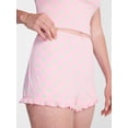 thumbnail image 4 of No Boundaries Ruffle Tank Top and Shorts Sleep Set, 2-Piece, Women's XS-XXL, 4 of 5